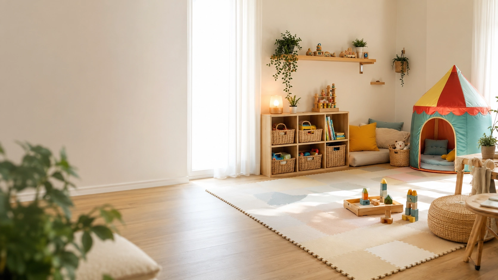 Aménager un espace de jeu pour enfant